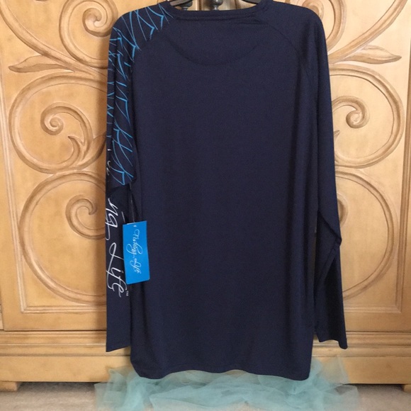 Fishing Life UPF Sunblock 50+ Outdoor Shirt Mens - Picture 4 of 9